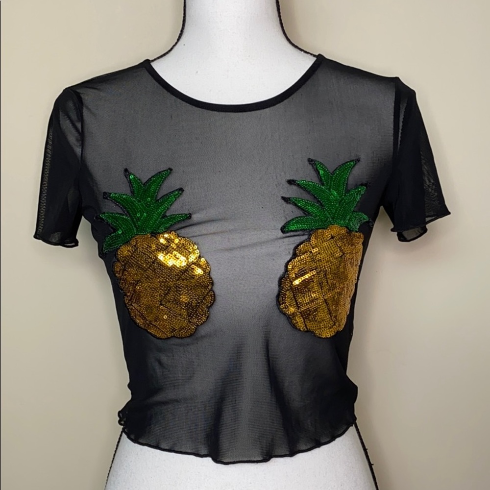 Pineapple crop top